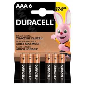 Duracell Basic alkalická baterie 6 ks (AAA)