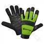 Fieldmann FZO 6011 Pracovní rukavice, černá-zelená