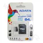 ADATA MicroSDXC Premier 64GB + SD adaptér (AUSDX64GUICL10-RA1)
