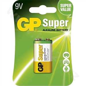 GP baterie Super Alkaline 9V blistr blister, 1 kus