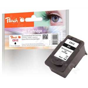 Peach C512 černá kompatibilní s Canon PG-512