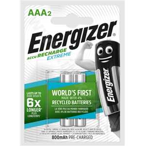 Energizer Nabíjecí baterie - AAA / HR03 - 800 mAh EXTREME DUO