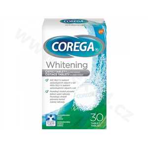 Corega čistící tablety 30ks whitening