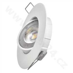 LED bodové svítidlo SIMMI bílé, kruh 5W neutrální bílá