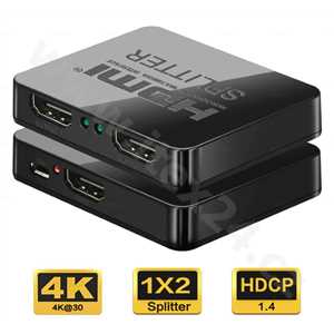 HDMI splitter 1-2 porty, s napájením z USB, 4K, FULL HD, 3D