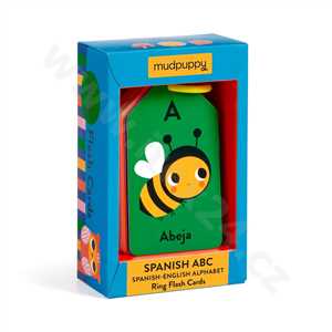Mudpuppy ABC španělsko-anglické karty na kroužku 27 ks