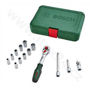 Bosch 14dílná sada nástrčných hlavic 1/4 s pohonem (1.600.A02.BY0)