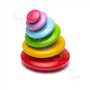 Bigjigs Baby Balanční hra usazování barevných oblázků