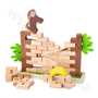 Bigjigs Toys Dřevěná motorická hra Řítící se džungle
